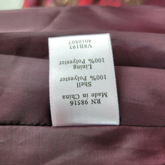 Coldwater Creek Size Medium Jacket Blazer Colorful career Art to Wear red paint - Picture 5 of 5